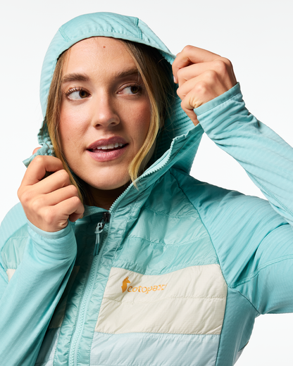 Capa Hybrid Insulated Hooded Jacket - Women's - Tide Pool/Surf - US 5220