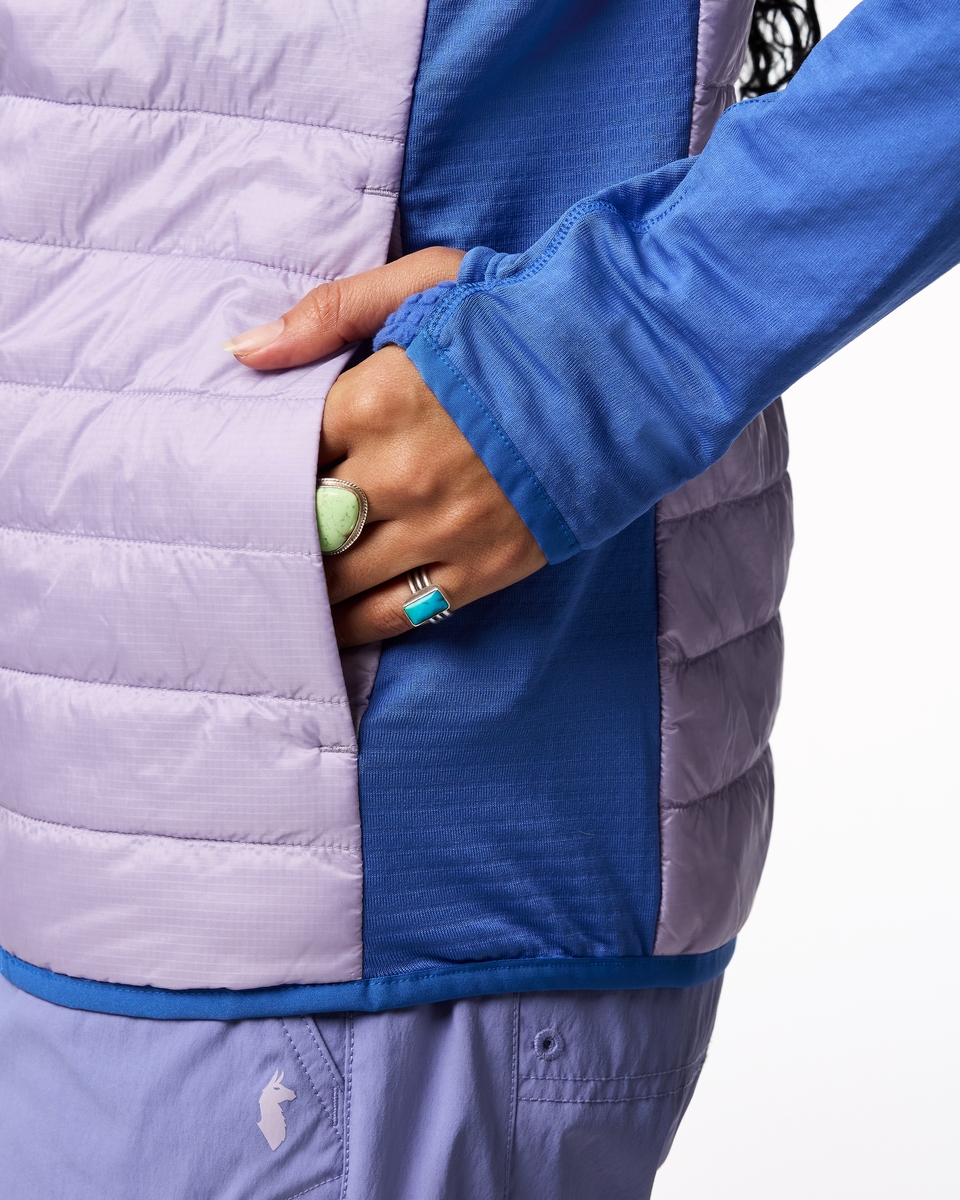 Capa Hybrid Insulated Jacket - Women's - Azure/Moonbeam - US 9965