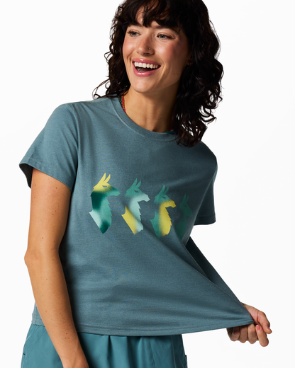 Cuatro Bitmap T-Shirt - Women's - Everglade - US 8200