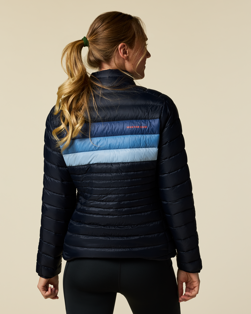 Fuego Down Jacket - Women's - Carbon Stripes - US 9661