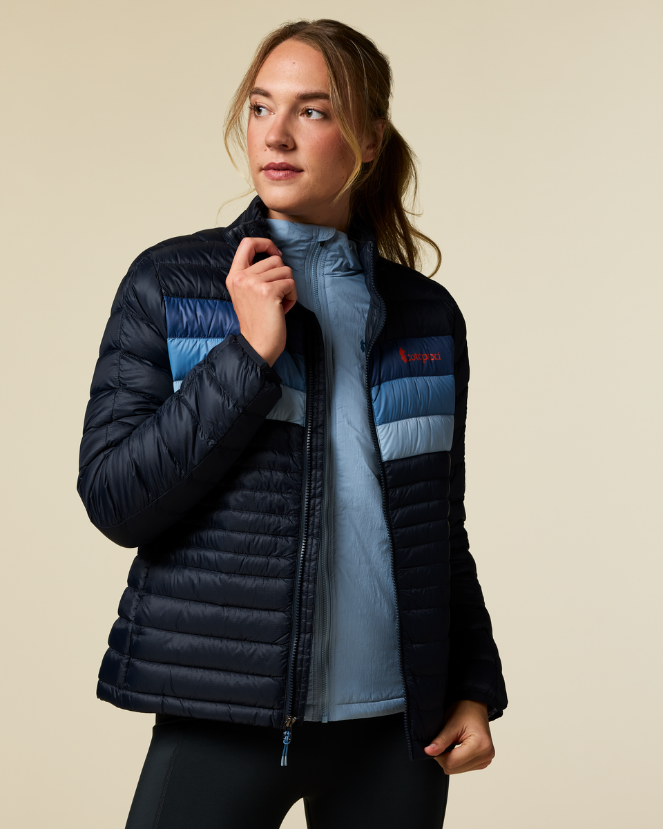 Fuego Down Jacket - Women's - Carbon Stripes - US 9661