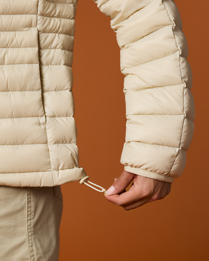 Fuego Down Jacket - Women's - Cream Stripes - US 6774