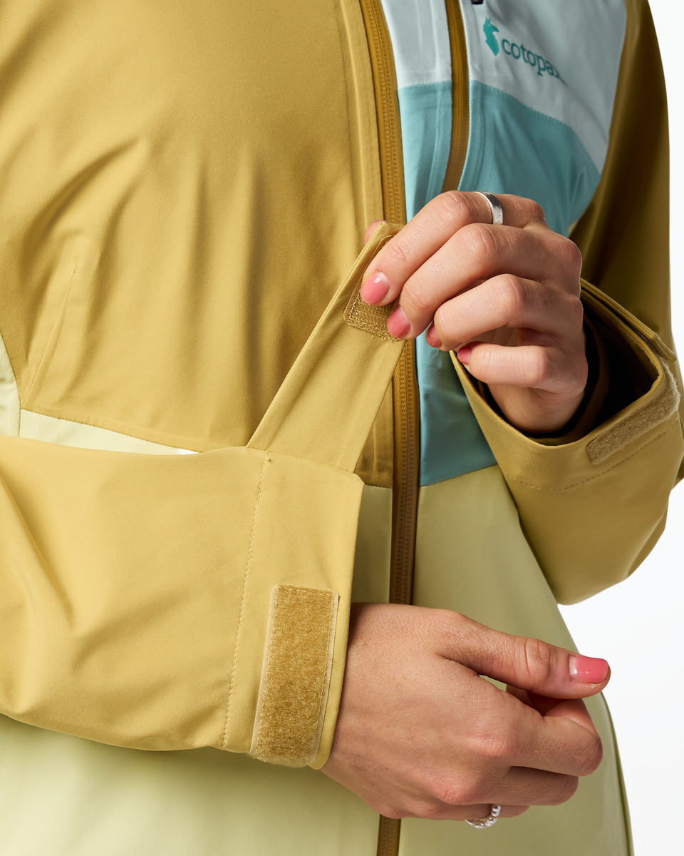 Impermeo 3L Hooded Shell Jacket - Women's - Husk/Honeydew - US 3875