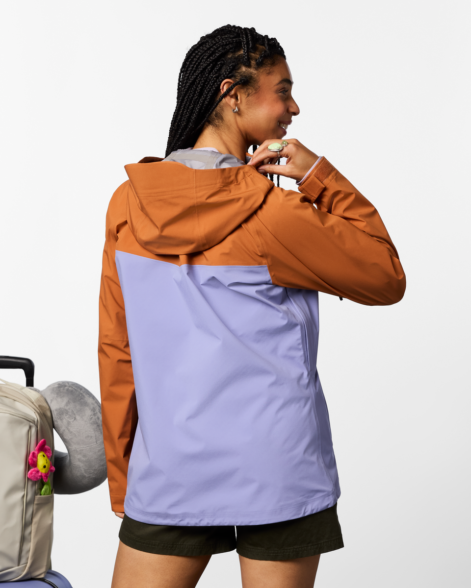 Impermeo 3L Hooded Shell Jacket - Women's - Whiskey/Aster - US 2272