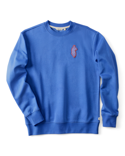 Lava Llama Crew Sweatshirt - Women's - Azure - US 6644