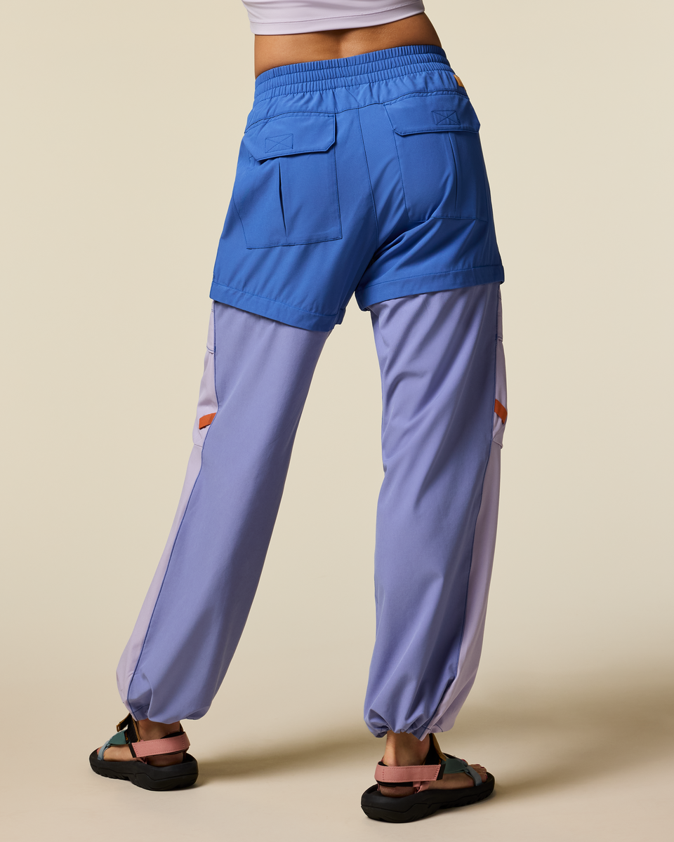 Losdos Zip-Off Pant - Women's - Azure/Aster - US 6637