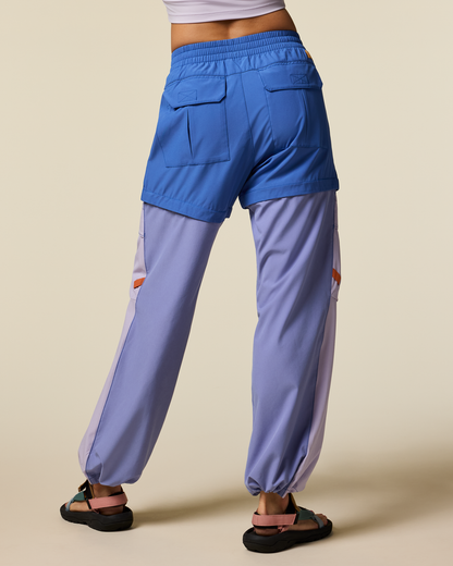 Losdos Zip-Off Pant - Women's - Azure/Aster - US 6637