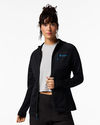 Otero Fleece Full-Zip Hooded Jacket - Women's - Cotopaxi Black - US 1845