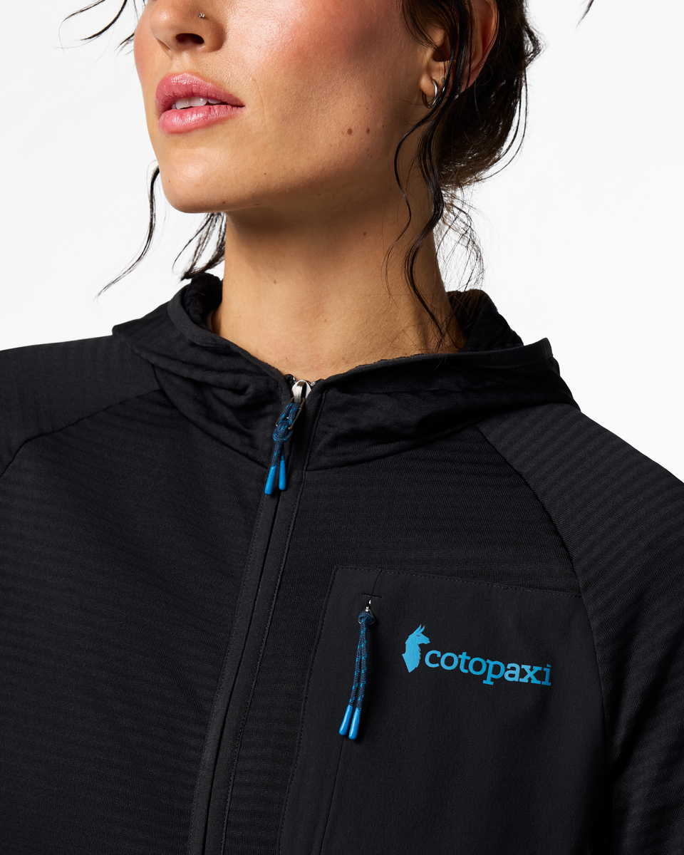 Otero Fleece Full-Zip Hooded Jacket - Women's - Cotopaxi Black - US 1845