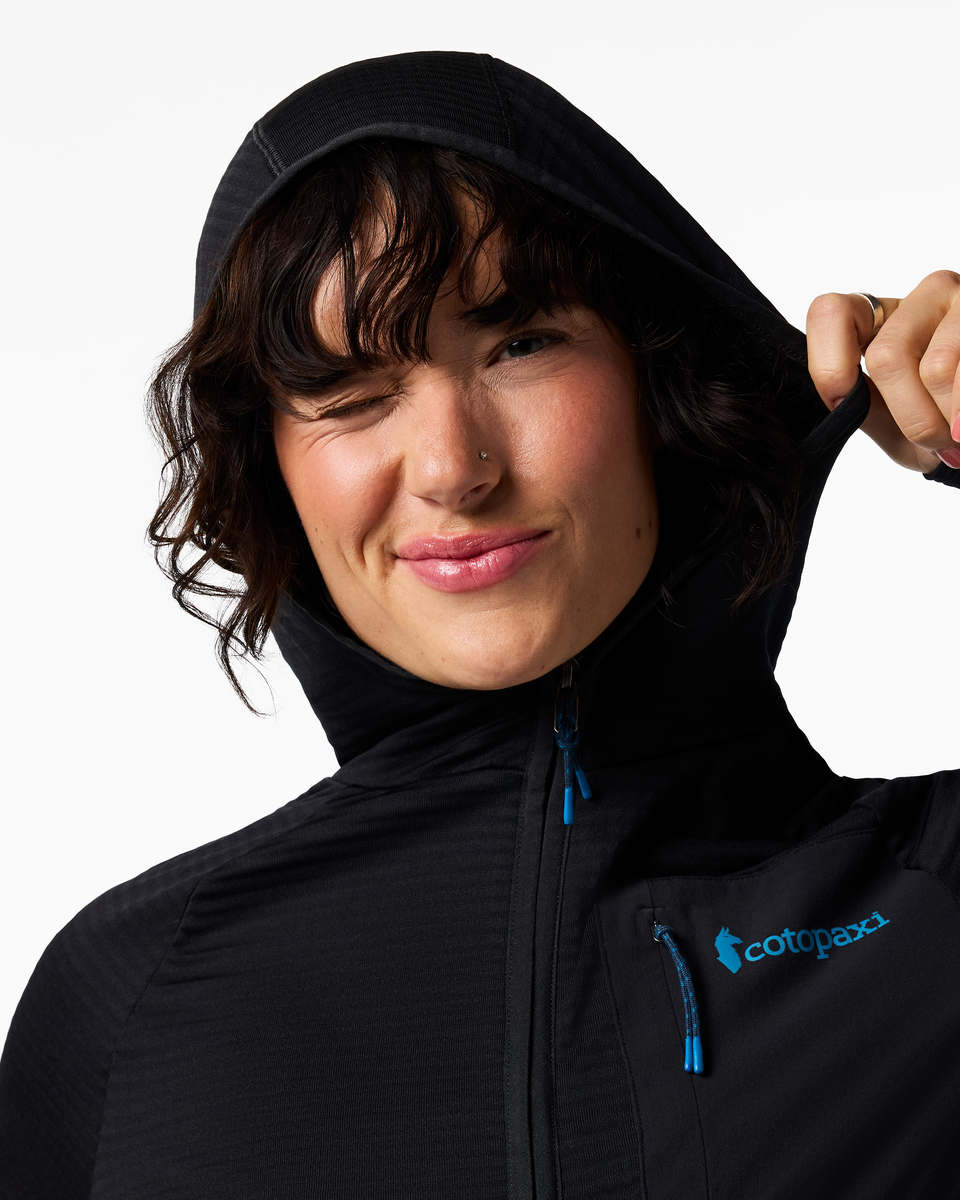 Otero Fleece Full-Zip Hooded Jacket - Women's - Cotopaxi Black - US 1845