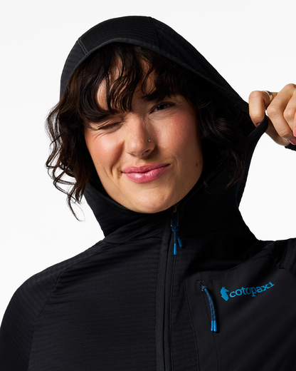 Otero Fleece Full-Zip Hooded Jacket - Women's - Cotopaxi Black - US 1845