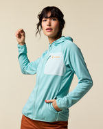 Otero Fleece Full-Zip Hooded Jacket - Women's - Tide Pool - US 9077