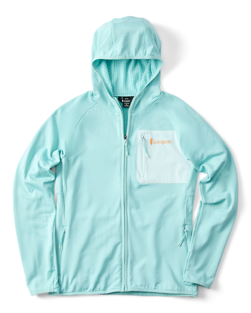 Otero Fleece Full-Zip Hooded Jacket - Women's - Tide Pool - US 9077