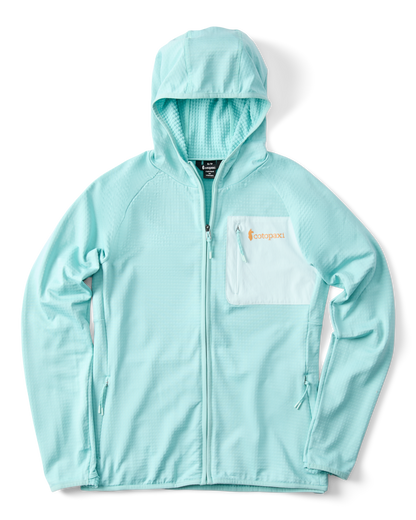 Otero Fleece Full-Zip Hooded Jacket - Women's - Tide Pool - US 9077