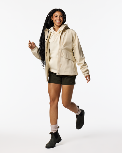 Rayu Rain Jacket - Women's - Cream - US 6343