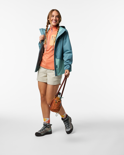 Rayu Rain Jacket - Women's - Everglade/Tide Pool - US 4310