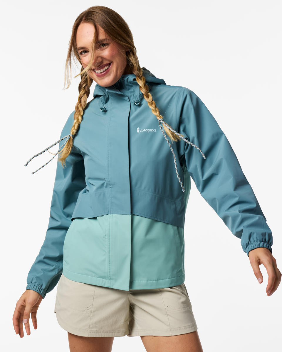 Rayu Rain Jacket - Women's - Everglade/Tide Pool - US 4310