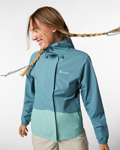 Rayu Rain Jacket - Women's - Everglade/Tide Pool - US 4310