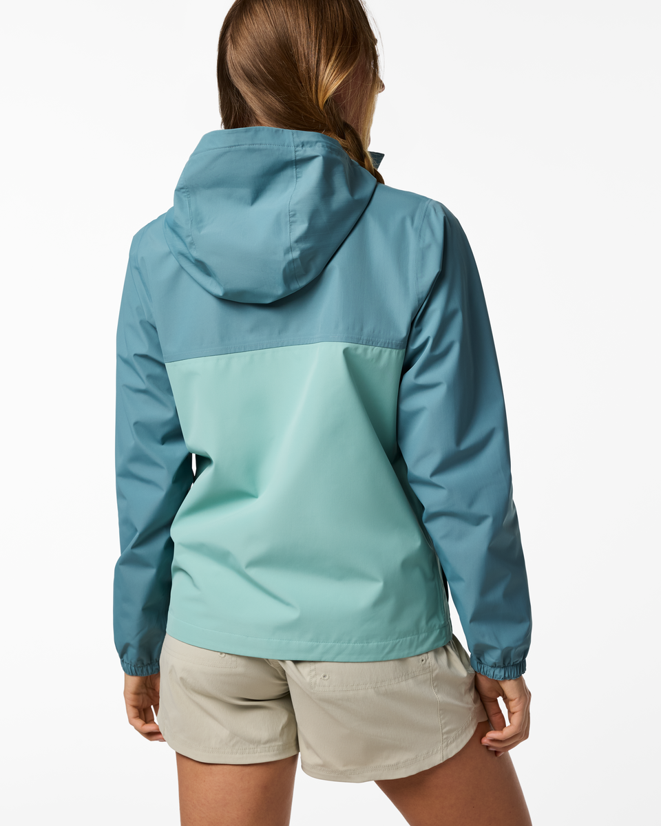 Rayu Rain Jacket - Women's - Everglade/Tide Pool - US 4310
