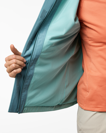 Rayu Rain Jacket - Women's - Everglade/Tide Pool - US 4310