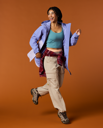 Rayu Rain Parka - Women's - Aster/Moonbeam - US 6323