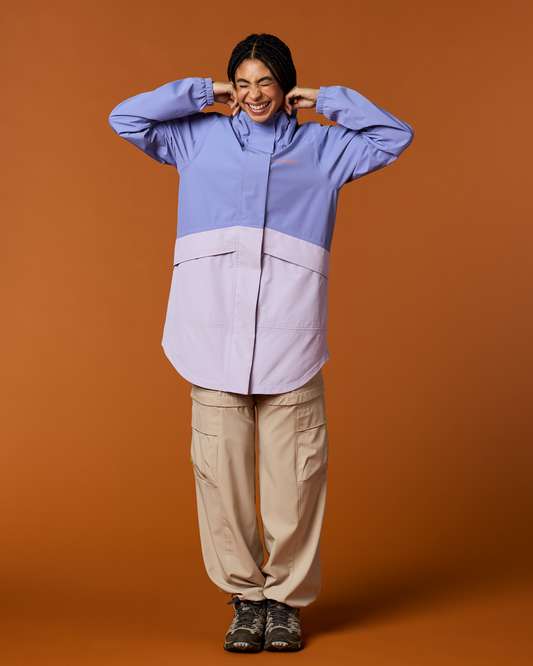 Rayu Rain Parka - Women's - Aster/Moonbeam - US 6323