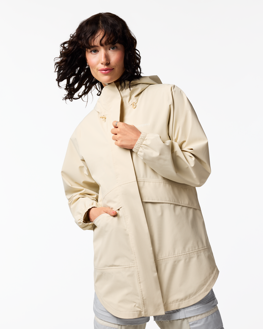 Rayu Rain Parka - Women's - Cream - US 9364