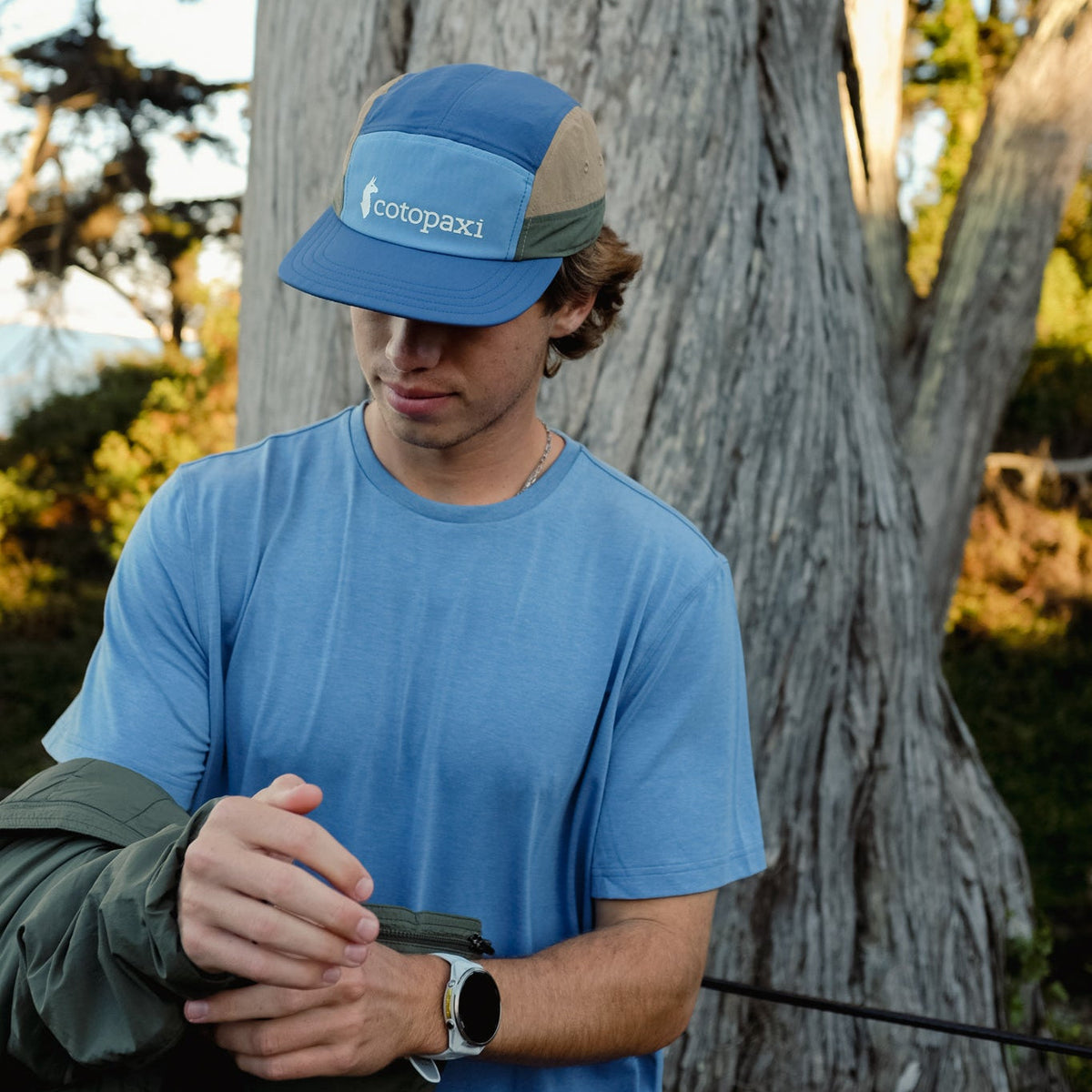 Cotopaxi Tech 5-Panel Hat - Black/Cinder - US 3049