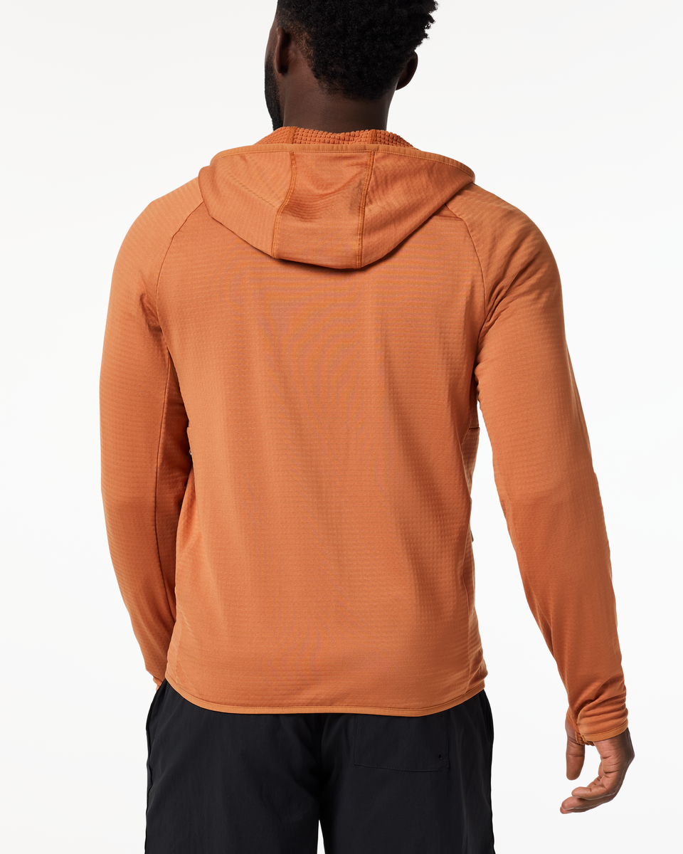 Otero Fleece Full-Zip Hooded Jacket - Men's - Whiskey - US 7382
