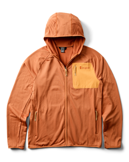 Otero Fleece Full-Zip Hooded Jacket - Men's - Whiskey - US 7382