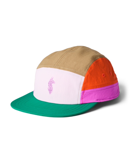 Cotopaxi X FP Movement Tech 5-Panel Hat - Powder Pink/Green Glow - US 8247