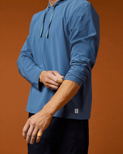 Pulso Tech Hoodie - Men's - Steel Blue - US 1407