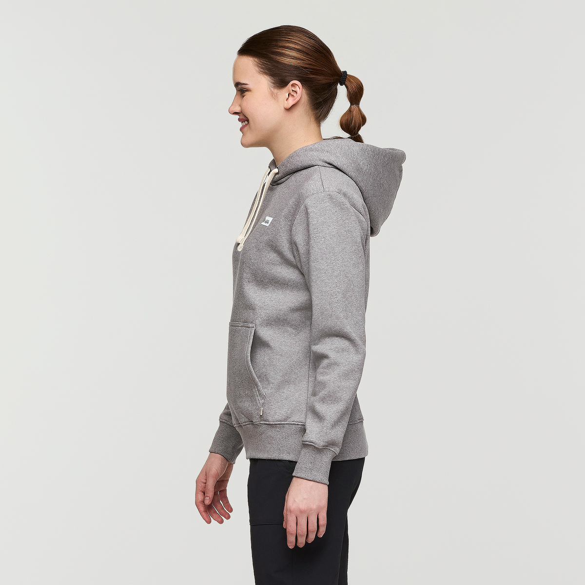 Llama Patch Pullover Hoodie - Women's - Heather Grey - US 2508