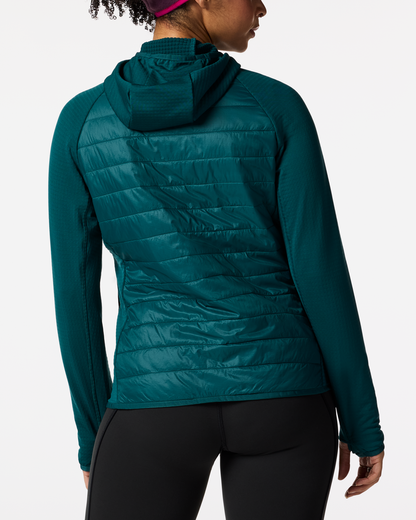 Acodo Hybrid Hooded Jacket - Women's - Deep Ocean - US 1480