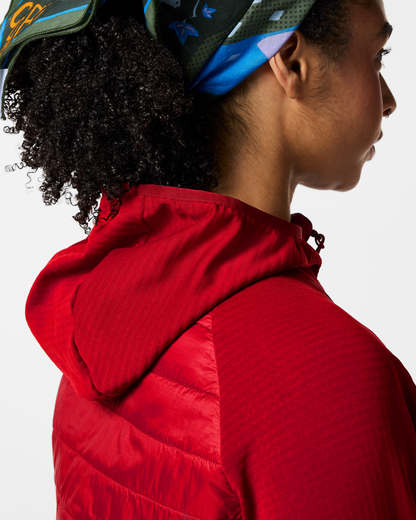 Acodo Hybrid Hooded Jacket - Women's - Spicy - US 7873