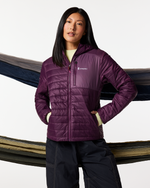 Acodo Insulated Hooded Jacket - Women's - Acai - US 8486
