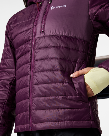 Acodo Insulated Hooded Jacket - Women's - Acai - US 8486