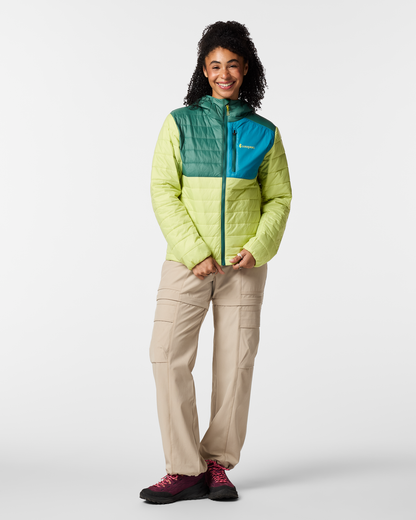 Acodo Insulated Hooded Jacket - Women's - Juniper/Firefly - US 1156