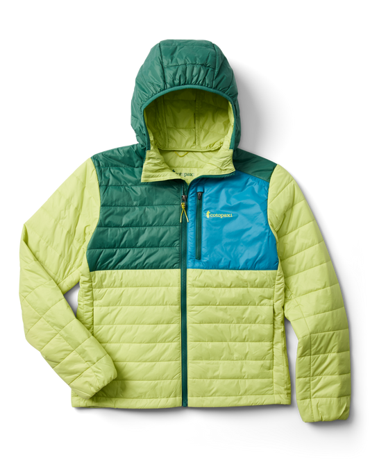 Acodo Insulated Hooded Jacket - Women's - Juniper/Firefly - US 6482