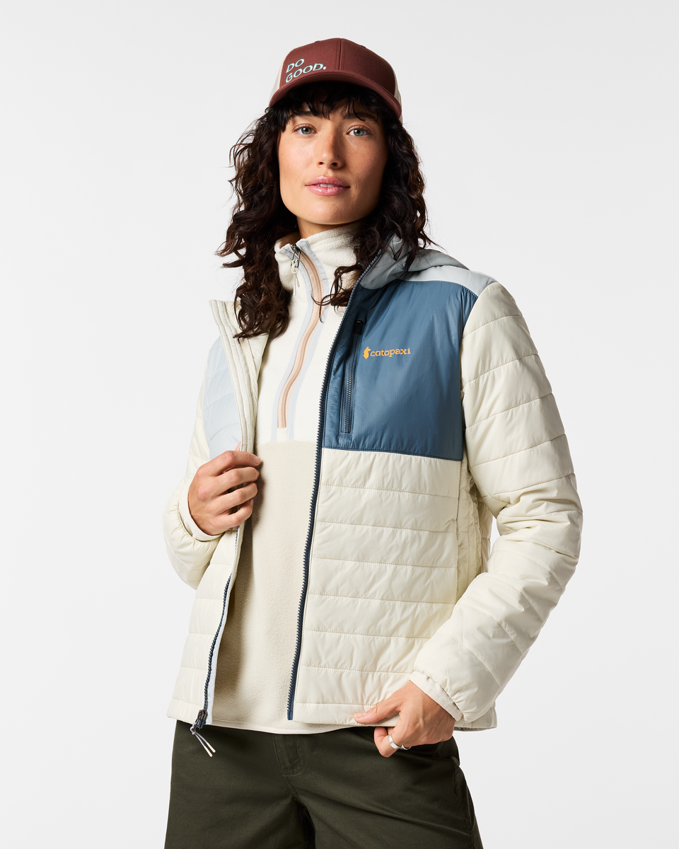 Acodo Insulated Hooded Jacket - Women's - Vapor/Chalk - US 4078