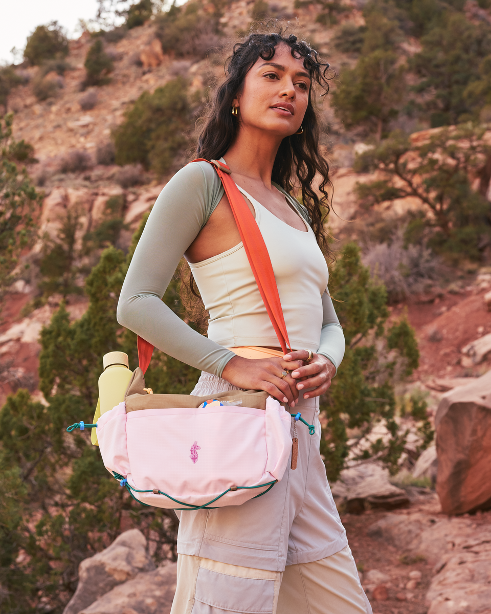 Cotopaxi X FP Movement 9L Shoulder Bag - Ginger/Powder Pink - US 5969
