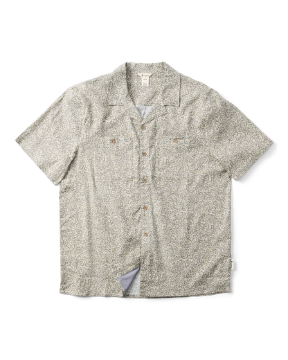 Afuera Button Up Shirt - Print - Men's - Cenotes Mineral - US 3258