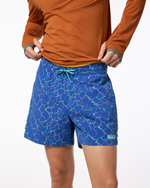 Brinco 5" Short - Print - Men's - Splash Azure - US 7075