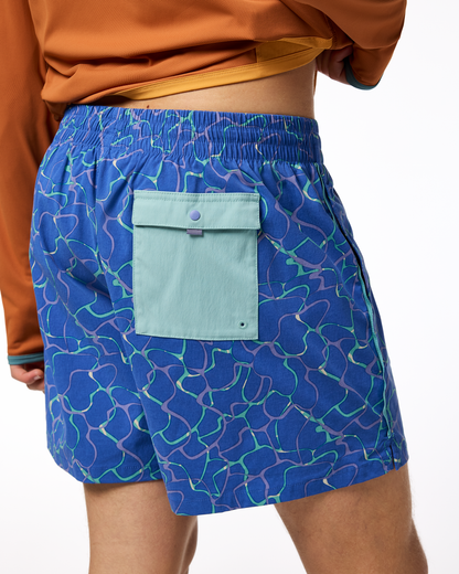 Brinco 5" Short - Print - Men's - Splash Azure - US 7075