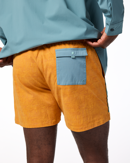 Brinco 5" Short - Print - Men's - Splash Azure - US 3282