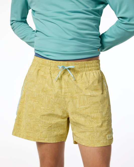 Brinco 5" Short - Print - Men's - Zen Garden Honeydew - US 6032