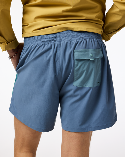 Brinco 5" Short - Solid - Men's - Steel Blue - US 6270