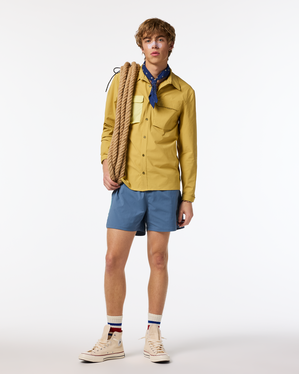 Brinco 5" Short - Solid - Men's - Steel Blue - US 6270