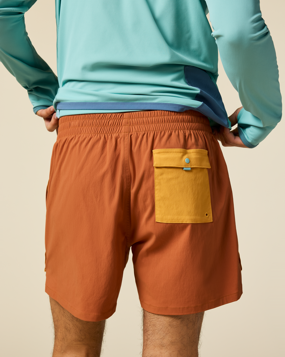 Brinco 5" Short - Solid - Men's - Whiskey - US 3199