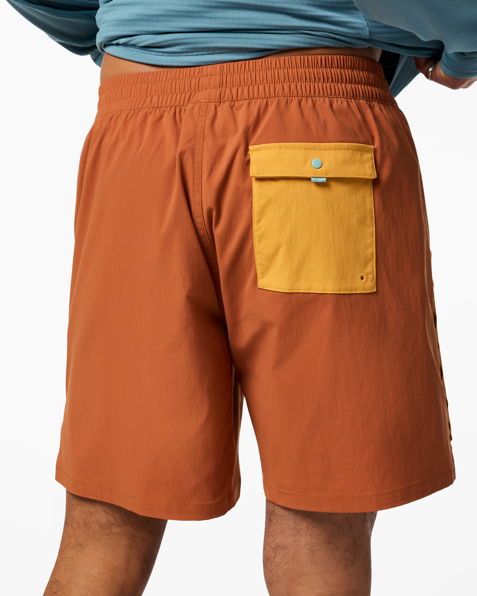 Brinco 7" Short - Solid - Men's - Whiskey - US 3712